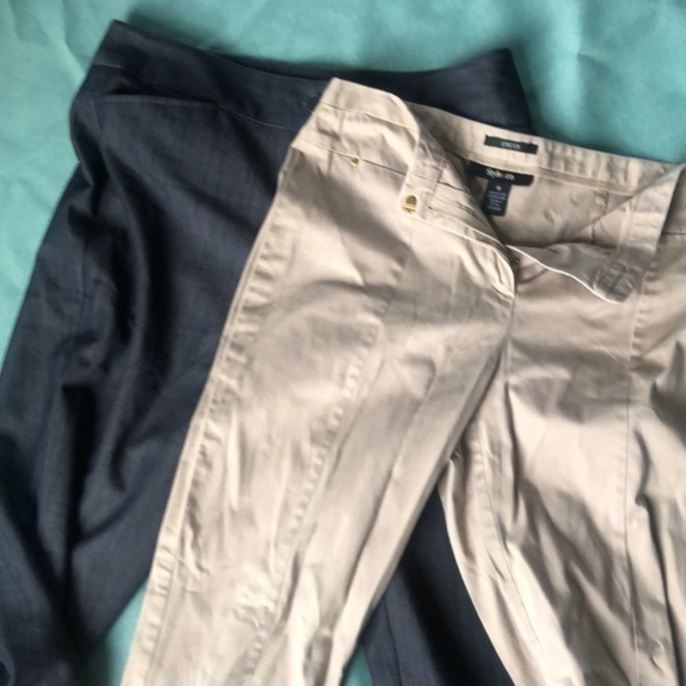 Harve Bernard pants 2 pairs slacks Harve Benard & Style & Co size 10